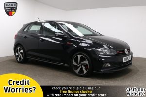 Used 2019 BLACK VOLKSWAGEN POLO Hatchback 2.0 GTI TSI DSG 5d AUTO 198 BHP (reg. 2019-08-14) for sale in Manchester