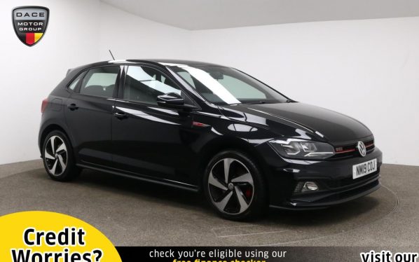 Used 2019 BLACK VOLKSWAGEN POLO Hatchback 2.0 GTI TSI DSG 5d AUTO 198 BHP (reg. 2019-08-14) for sale in Manchester