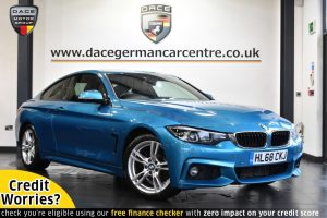 Used 2019 BLUE BMW 4 SERIES Coupe 2.0 420D M SPORT 2DR 188 BHP (reg. 2019-02-28) for sale in Altrincham