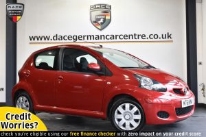 Used 2011 RED TOYOTA AYGO Hatchback 1.0 VVT-I ICE 5DR 68 BHP (reg. 2011-12-28) for sale in Altrincham