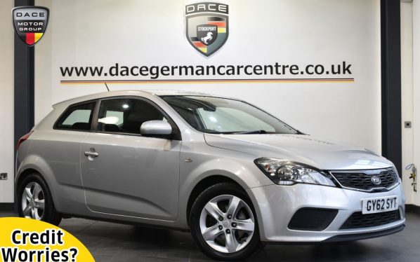 Used 2012 SILVER KIA PRO CEED Hatchback 1.4 VR-7 3DR 89 BHP (reg. 2012-10-31) for sale in Altrincham
