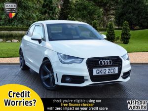 Used 2012 WHITE AUDI A1 Hatchback 1.4 TFSI BLACK EDITION 3d AUTO 185 BHP (reg. 2012-03-31) for sale in Stockport