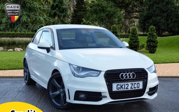 Used 2012 WHITE AUDI A1 Hatchback 1.4 TFSI BLACK EDITION 3d AUTO 185 BHP (reg. 2012-03-31) for sale in Stockport
