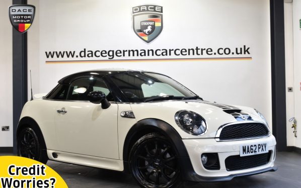 Used 2012 WHITE MINI COUPE Coupe 1.6 COOPER S 2DR 181 BHP (reg. 2012-09-21) for sale in Altrincham