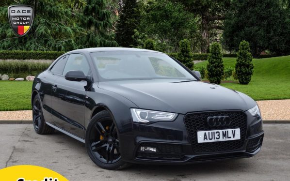 Used 2013 BLACK AUDI A5 Coupe 2.0 TDI QUATTRO S LINE S/S 2d 175 BHP (reg. 2013-03-15) for sale in Stockport