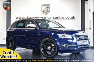 Used 2014 BLUE AUDI SQ5 4x4 3.0 SQ5 TDI QUATTRO 5DR 309 BHP (reg. 2014-03-15) for sale in Altrincham