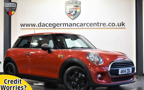 Used 2014 RED MINI HATCH ONE Hatchback 1.2 ONE 3DR 101 BHP (reg. 2014-06-30) for sale in Altrincham