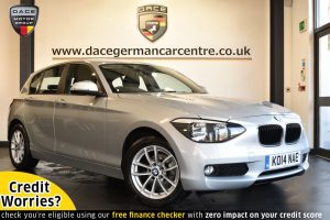 Used 2014 SILVER BMW 1 SERIES Hatchback 2.0 118D SE 5d AUTO 141 BHP (reg. 2014-08-11) for sale in Altrincham
