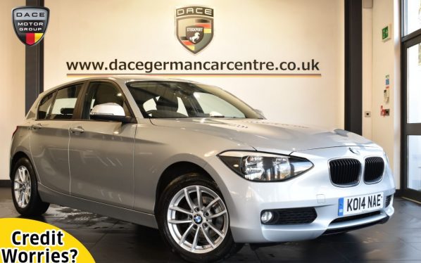 Used 2014 SILVER BMW 1 SERIES Hatchback 2.0 118D SE 5d AUTO 141 BHP (reg. 2014-08-11) for sale in Altrincham