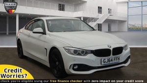 Used 2014 WHITE BMW 4 SERIES Coupe 2.0 420D SE 2d AUTO 181 BHP (reg. 2014-09-19) for sale in Stockport