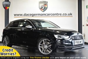 Used 2015 BLACK AUDI S3 Hatchback 2.0 S3 QUATTRO 3DR AUTO 296 BHP (reg. 2015-10-12) for sale in Altrincham