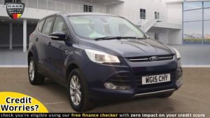 Used 2015 BLUE FORD KUGA Hatchback 1.5 TITANIUM 5d 148 BHP (reg. 2015-04-21) for sale in Wilmslow