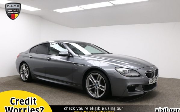 Used 2015 GREY BMW 640 Coupe 3.0 640D M SPORT GRAN COUPE 4d AUTO 309 BHP (reg. 2015-06-30) for sale in Manchester