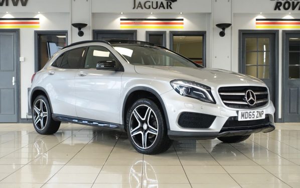 Used 2015 SILVER MERCEDES-BENZ GLA-CLASS Estate 2.1 GLA 200 D 4MATIC AMG LINE PREMIUM PLUS 5d AUTO 134 BHP (reg. 2015-12-31) for sale in Wilmslow