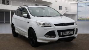 Used 2015 WHITE FORD KUGA Hatchback 2.0 TITANIUM X SPORT TDCI 5d AUTO 177 BHP (reg. 2015-03-24) for sale in Stockport