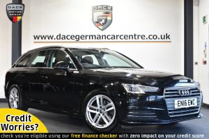 Used 2016 BLACK AUDI A4 AVANT Estate 2.0 AVANT TDI ULTRA SPORT 5DR 148 BHP (reg. 2016-06-16) for sale in Altrincham