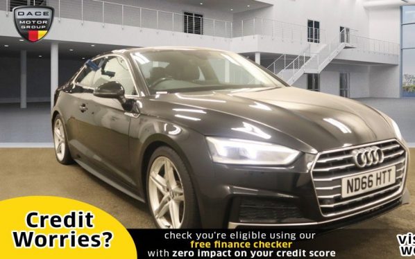 Used 2016 BLACK AUDI A5 Coupe 2.0 TDI QUATTRO S LINE 2d AUTO 188 BHP (reg. 2016-11-30) for sale in Manchester