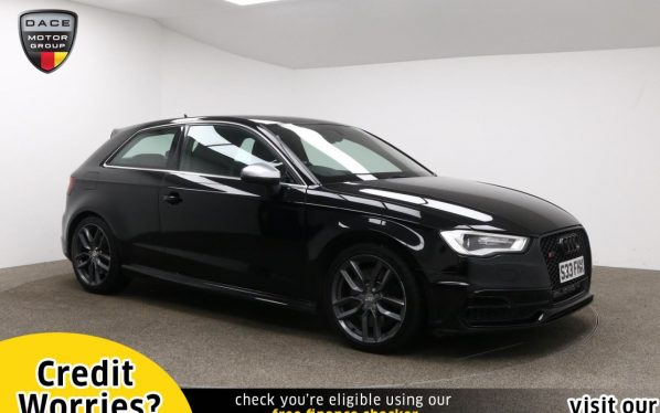 Used 2016 BLACK AUDI S3 Hatchback 2.0 S3 QUATTRO NAV 3d AUTO 296 BHP (reg. 2016-03-31) for sale in Manchester