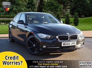 Used 2016 BLACK BMW 3 SERIES Saloon 2.0 316D SPORT 4d 114 BHP (reg. 2016-11-28) for sale in Stockport