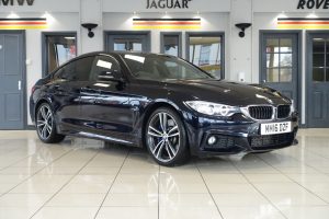 Used 2016 BLACK BMW 4 SERIES Coupe 3.0 430D M SPORT GRAN COUPE 4d AUTO 255 BHP (reg. 2016-05-31) for sale in Wilmslow
