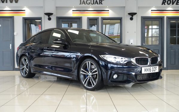 Used 2016 BLACK BMW 4 SERIES Coupe 3.0 430D M SPORT GRAN COUPE 4d AUTO 255 BHP (reg. 2016-05-31) for sale in Wilmslow