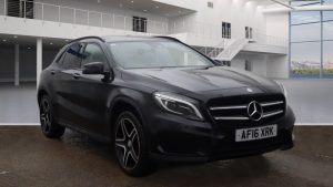 Used 2016 BLACK MERCEDES-BENZ GLA-CLASS Estate 2.0 GLA 250 4MATIC AMG LINE PREMIUM PLUS 5d AUTO 208 BHP (reg. 2016-03-31) for sale in Stockport