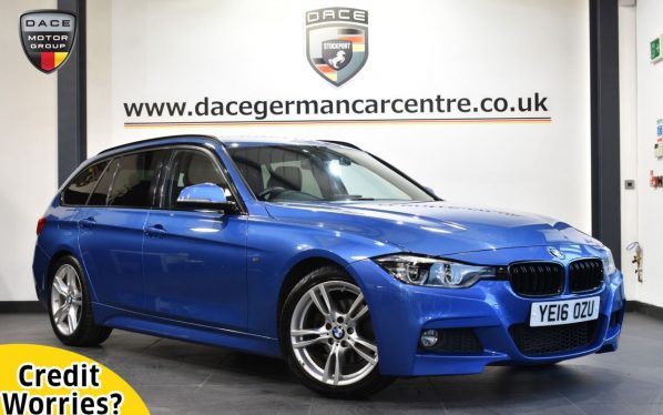 Used 2016 BLUE BMW 3 SERIES Estate 2.0 320D M SPORT TOURING 5DR AUTO 188 BHP (reg. 2016-05-09) for sale in Altrincham