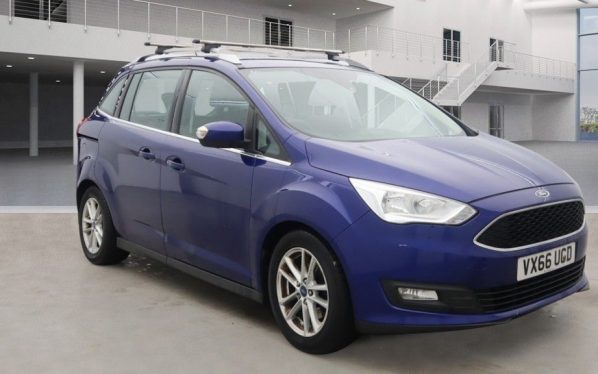 Used 2016 BLUE FORD GRAND C-MAX MPV 1.5 ZETEC TDCI 5d 118 BHP (reg. 2016-10-31) for sale in Stockport