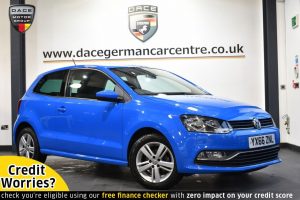 Used 2016 BLUE VOLKSWAGEN POLO Hatchback 1.2 MATCH TSI DSG 3DR AUTO 89 BHP (reg. 2016-09-15) for sale in Altrincham
