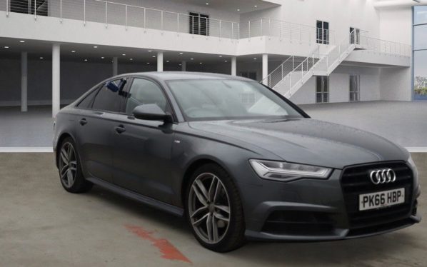 Used 2016 GREY AUDI A6 Saloon 2.0 TDI ULTRA BLACK EDITION 4d AUTO 188 BHP (reg. 2016-09-08) for sale in Stockport