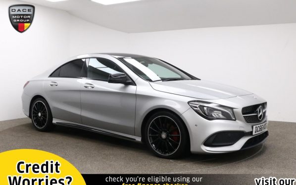 Used 2016 SILVER MERCEDES-BENZ CLA Coupe 2.1 CLA 200 D AMG LINE 4d 134 BHP (reg. 2016-12-04) for sale in Manchester