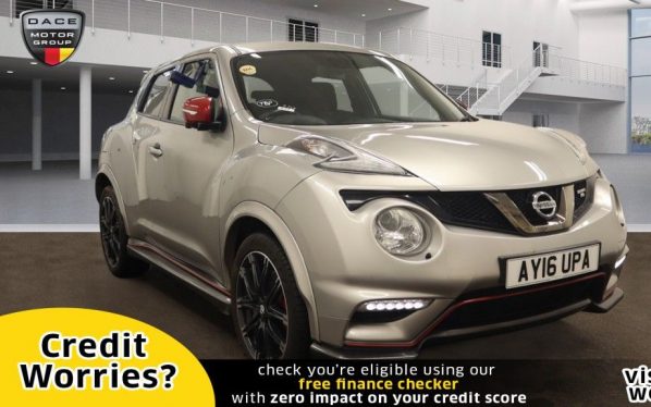 Used 2016 SILVER NISSAN JUKE Hatchback 1.6 NISMO RS DIG-T 5d AUTO 211 BHP (reg. 2016-04-29) for sale in Manchester