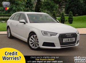 Used 2016 WHITE AUDI A4 AVANT Estate 2.0 AVANT TDI ULTRA SE 5d AUTO 148 BHP (reg. 2016-05-05) for sale in Stockport