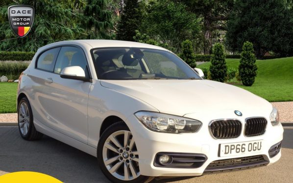 Used 2016 WHITE BMW 1 SERIES Hatchback 1.5 116D SPORT 3d 114 BHP (reg. 2016-12-15) for sale in Stockport