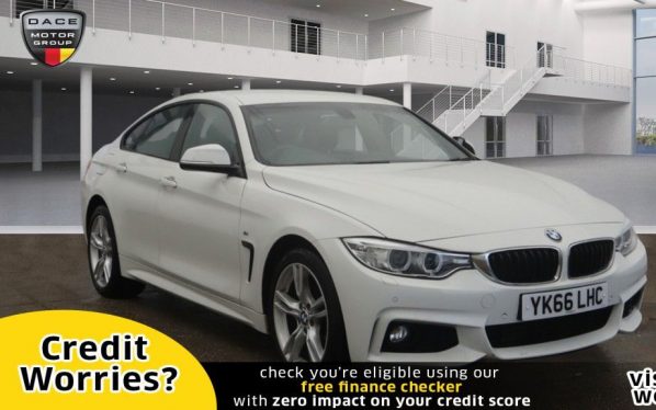Used 2016 WHITE BMW 4 SERIES Coupe 2.0 420D XDRIVE M SPORT GRAN COUPE 4d 188 BHP (reg. 2016-09-02) for sale in Manchester