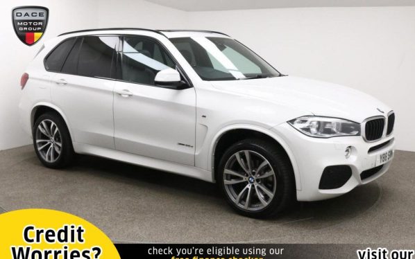 Used 2016 WHITE BMW X5 Estate 3.0 XDRIVE30D M SPORT 5d 255 BHP (reg. 2016-03-16) for sale in Manchester