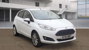 Used 2016 WHITE FORD FIESTA Hatchback 1.0 TITANIUM 5d 99 BHP (reg. 2016-06-30) for sale in Stockport