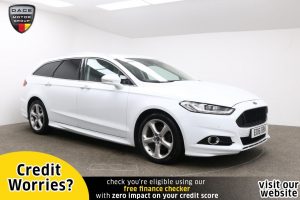 Used 2016 WHITE FORD MONDEO Estate 2.0 TITANIUM TDCI 5d AUTO 177 BHP (reg. 2016-03-01) for sale in Manchester