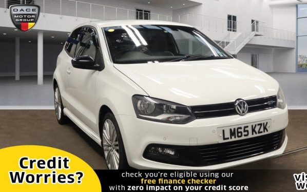 Used 2016 WHITE VOLKSWAGEN POLO Hatchback 1.4 BLUEGT 3d 148 BHP (reg. 2016-02-15) for sale in Manchester