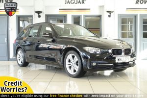 Used 2017 BLACK BMW 3 SERIES Estate 2.0 320D SPORT TOURING 5d 188 BHP (reg. 2017-07-20) for sale in Wilmslow
