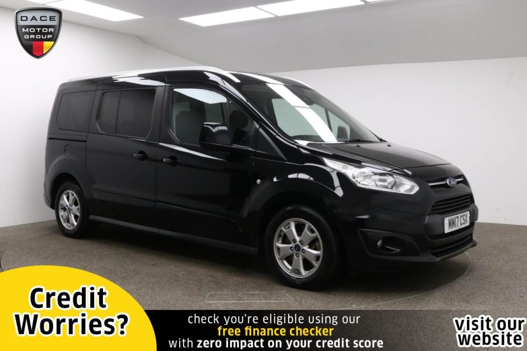 Used 2017 BLACK FORD GRAND TOURNEO CONNECT MPV 1.5 TITANIUM TDCI 5d 118 BHP (reg. 2017-06-26) for sale in Manchester