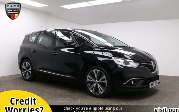Used 2017 BLACK RENAULT GRAND SCENIC MPV 1.5 DYNAMIQUE NAV DCI EDC 5d AUTO 109 BHP (reg. 2017-03-09) for sale in Manchester