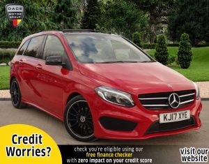 Used 2017 RED MERCEDES-BENZ B-CLASS MPV 2.1 B 200 D AMG LINE PREMIUM PLUS 5d AUTO 134 BHP (reg. 2017-06-22) for sale in Stockport
