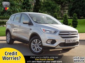 Used 2017 SILVER FORD KUGA Hatchback 1.5 ZETEC TDCI 5d 118 BHP (reg. 2017-09-13) for sale in Stockport