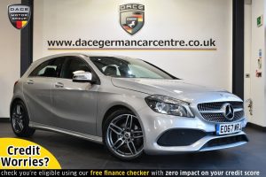 Used 2017 SILVER MERCEDES-BENZ A-CLASS Hatchback 1.5 A 180 D AMG LINE 5DR 107 BHP (reg. 2017-09-18) for sale in Altrincham