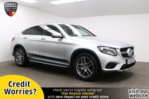 Used 2017 SILVER MERCEDES-BENZ GLC-CLASS Coupe 2.1 GLC 220 D 4MATIC SPORT 4d AUTO 168 BHP (reg. 2017-01-31) for sale in Manchester