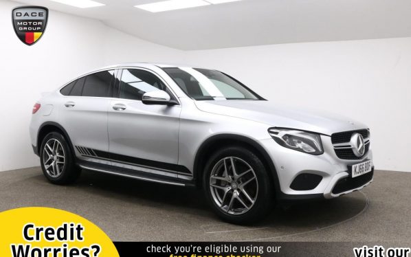 Used 2017 SILVER MERCEDES-BENZ GLC-CLASS Coupe 2.1 GLC 220 D 4MATIC SPORT 4d AUTO 168 BHP (reg. 2017-01-31) for sale in Manchester