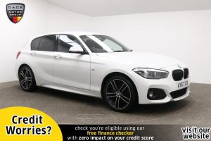 Used 2017 WHITE BMW 1 SERIES Hatchback 2.0 118D M SPORT SHADOW EDITION 5d AUTO 147 BHP (reg. 2017-09-23) for sale in Manchester