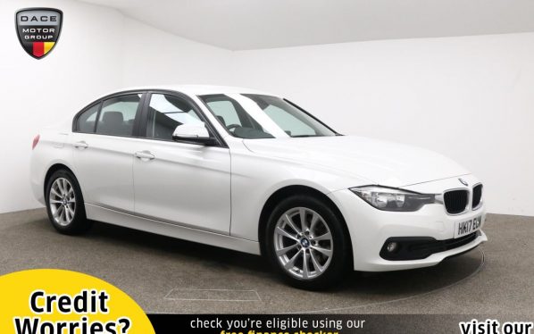 Used 2017 WHITE BMW 3 SERIES Saloon 2.0 318D SE 4d AUTO 148 BHP (reg. 2017-06-30) for sale in Manchester