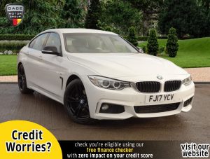 Used 2017 WHITE BMW 4 SERIES GRAN COUPE Coupe 2.0 420D M SPORT GRAN COUPE 4d 188 BHP (reg. 2017-03-24) for sale in Stockport